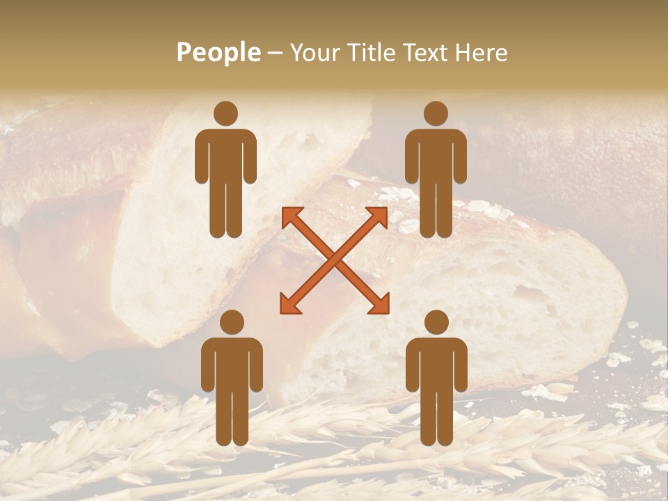 Wheat Texture Closeup PowerPoint Template