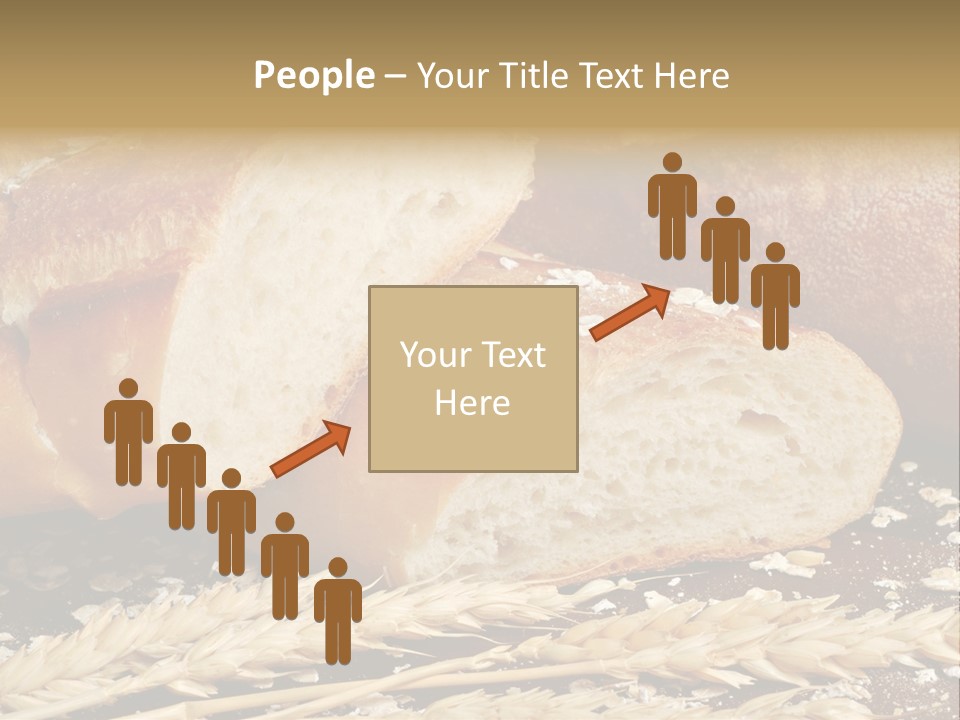 Wheat Texture Closeup PowerPoint Template