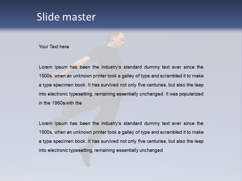 Spring Male Fly PowerPoint Template