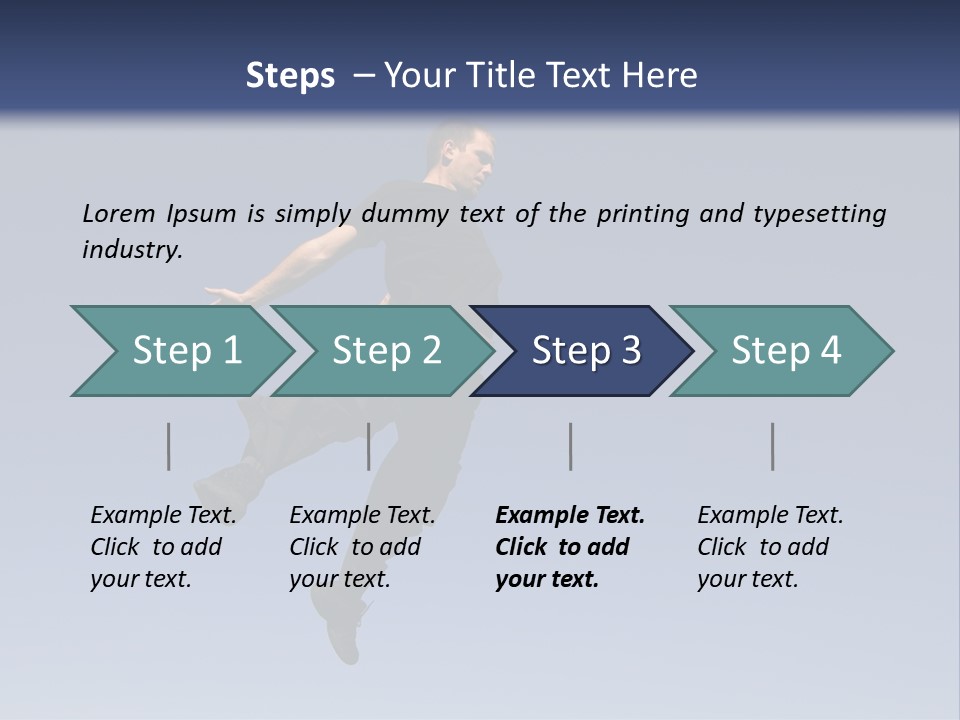 Spring Male Fly PowerPoint Template