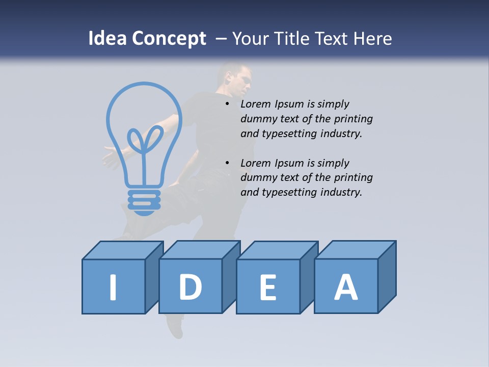 Spring Male Fly PowerPoint Template