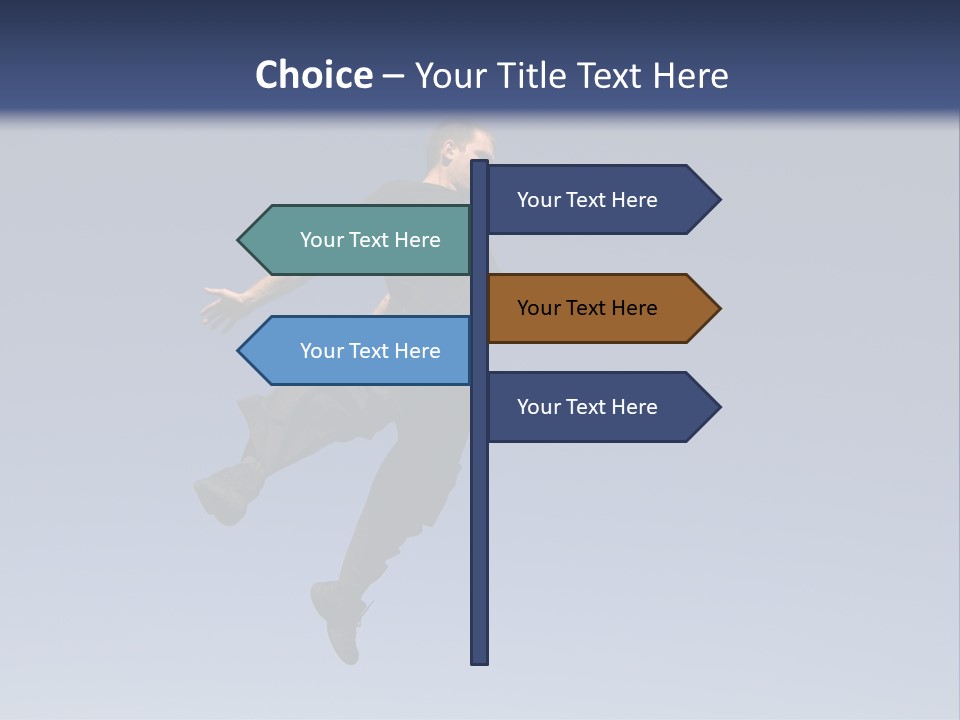 Spring Male Fly PowerPoint Template