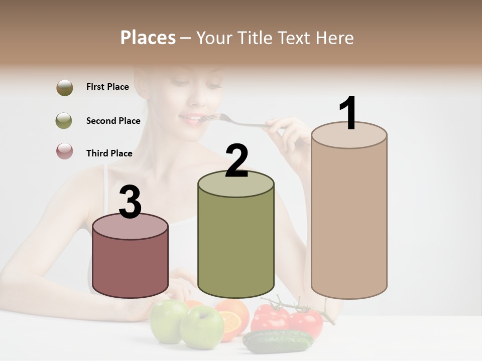 Person Healthy Choice PowerPoint Template