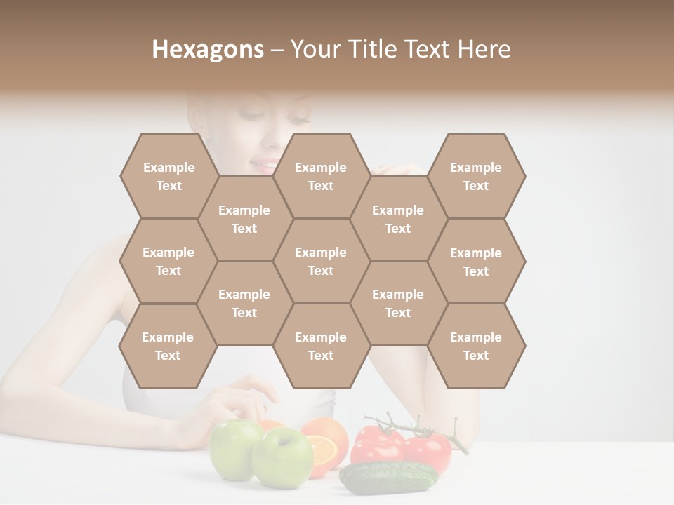 Person Healthy Choice PowerPoint Template