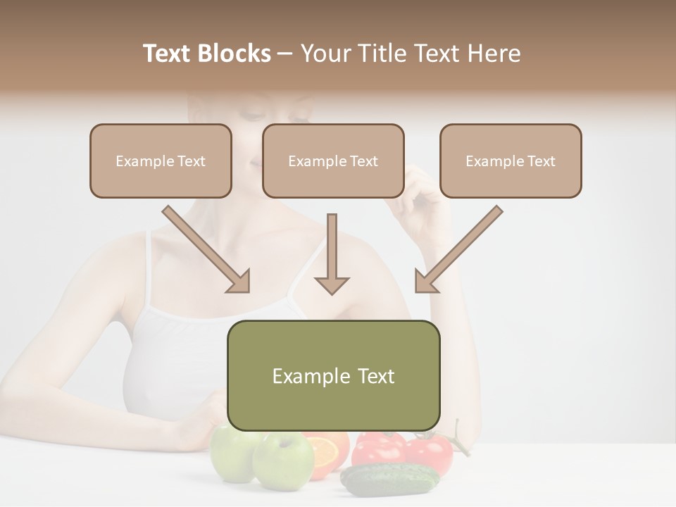 Person Healthy Choice PowerPoint Template