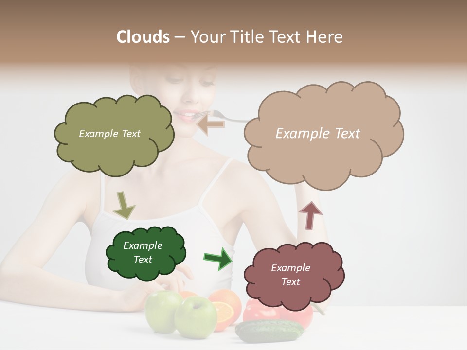Person Healthy Choice PowerPoint Template