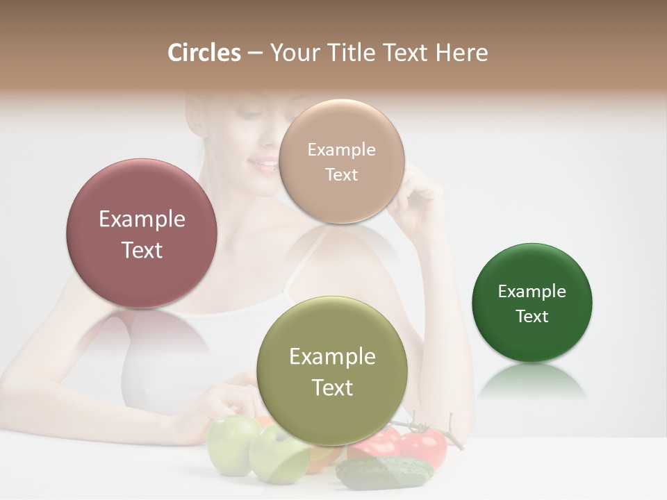 Person Healthy Choice PowerPoint Template