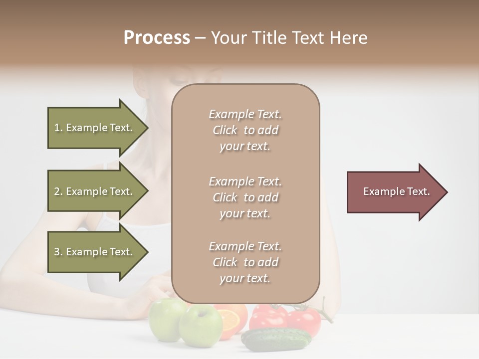 Person Healthy Choice PowerPoint Template