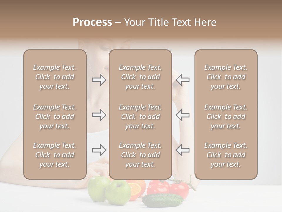 Person Healthy Choice PowerPoint Template