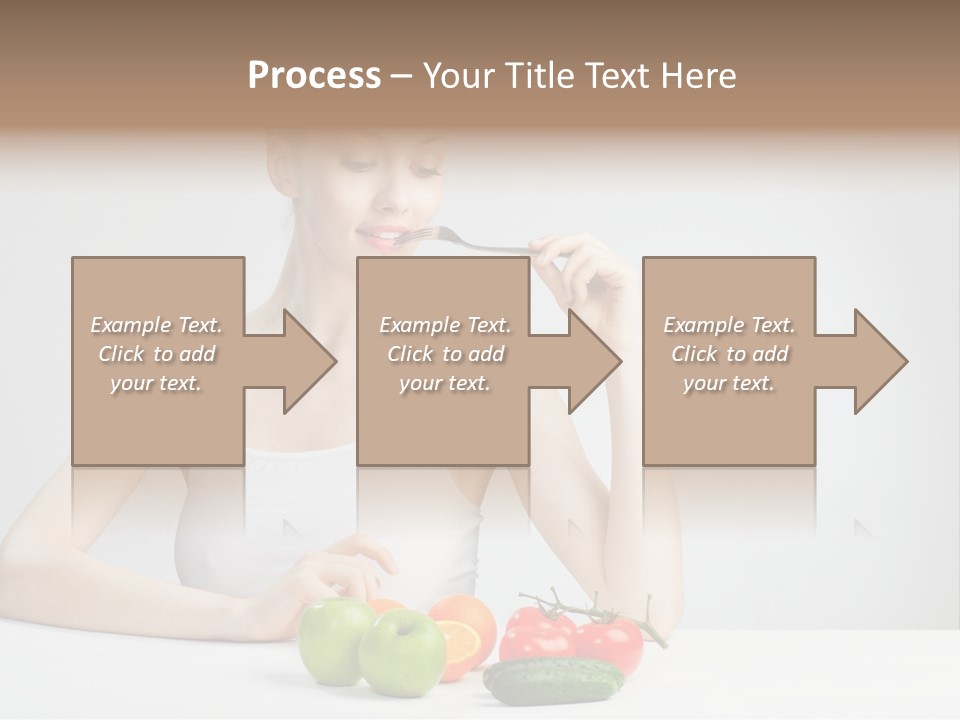 Person Healthy Choice PowerPoint Template