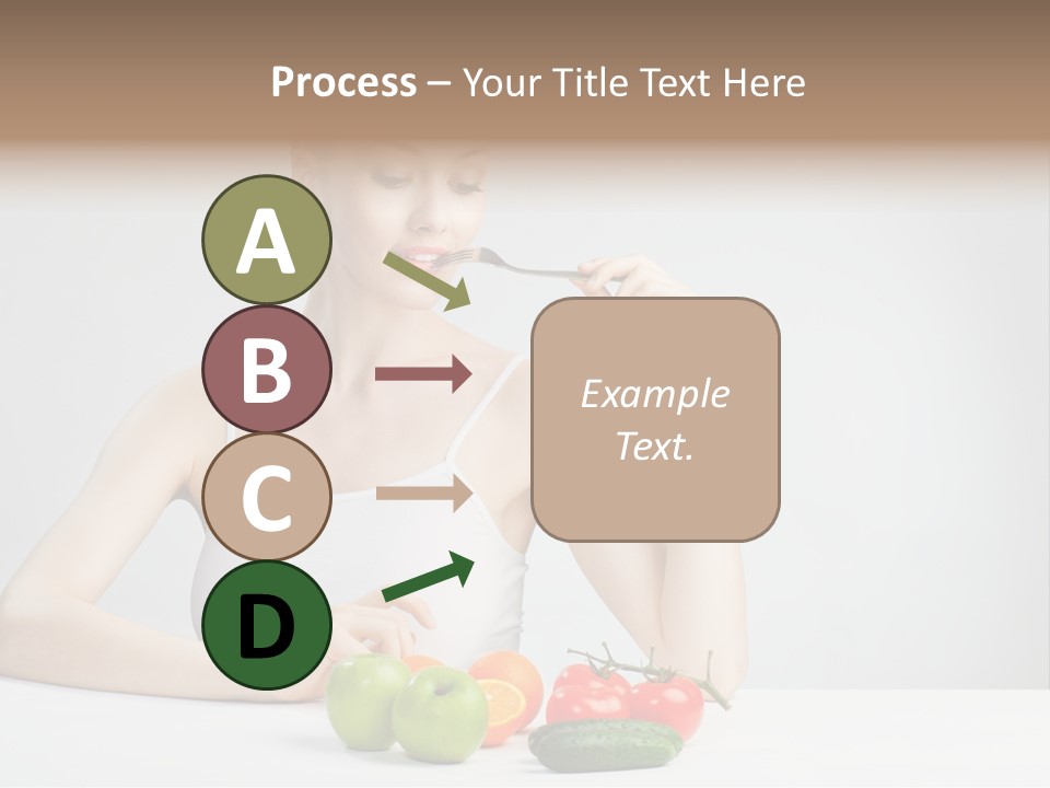 Person Healthy Choice PowerPoint Template