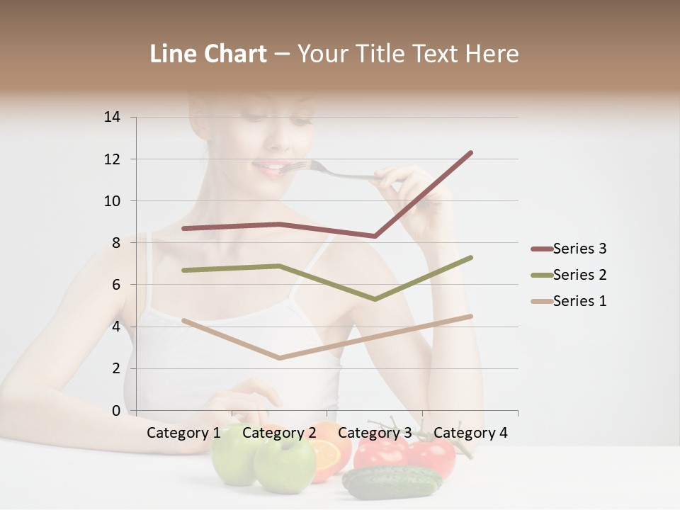 Person Healthy Choice PowerPoint Template