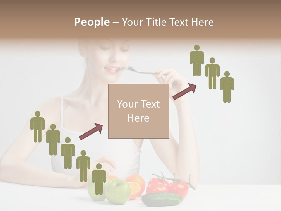 Person Healthy Choice PowerPoint Template