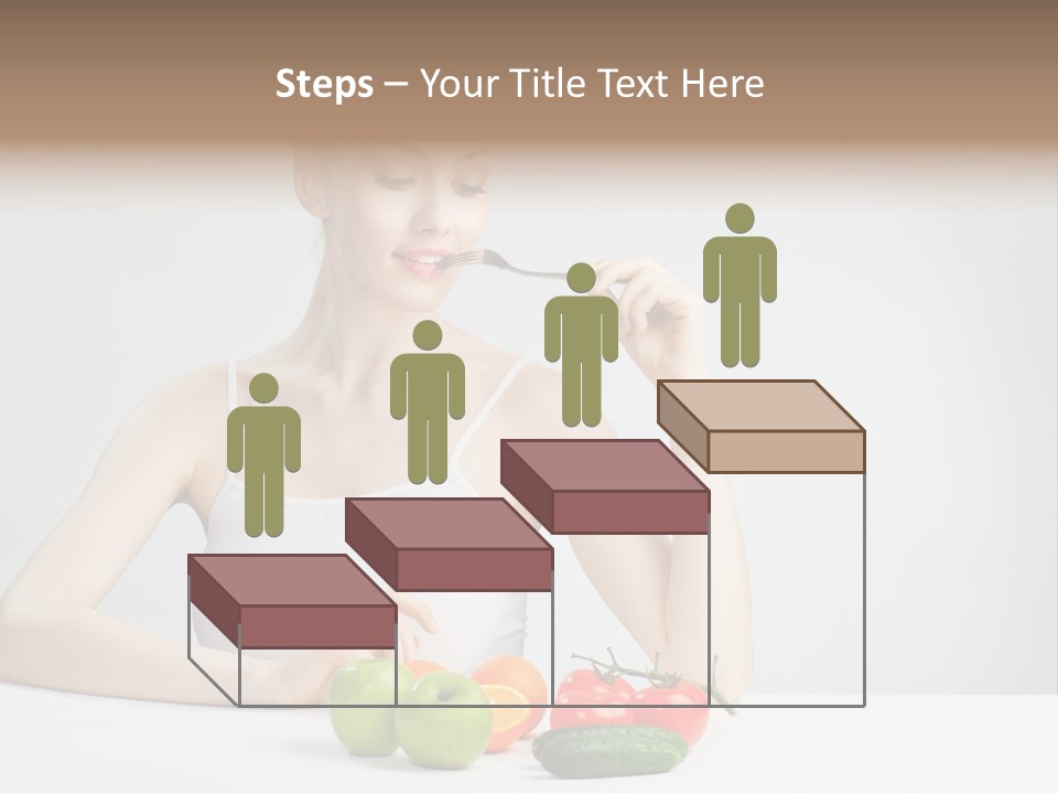 Person Healthy Choice PowerPoint Template