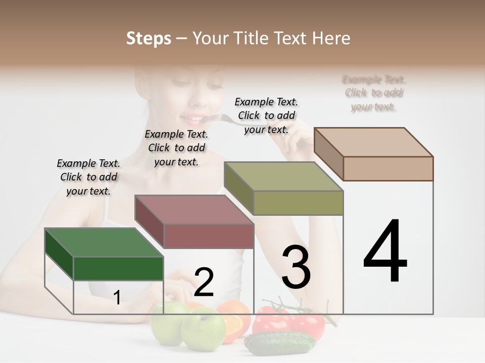Person Healthy Choice PowerPoint Template