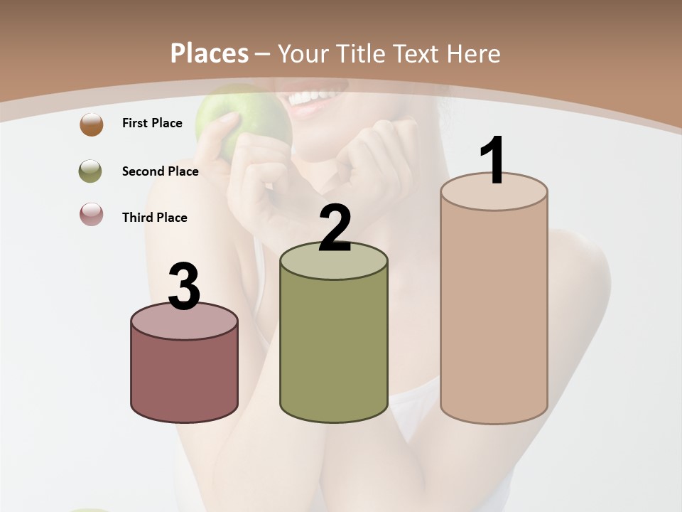 Apple Selective Vegetable PowerPoint Template