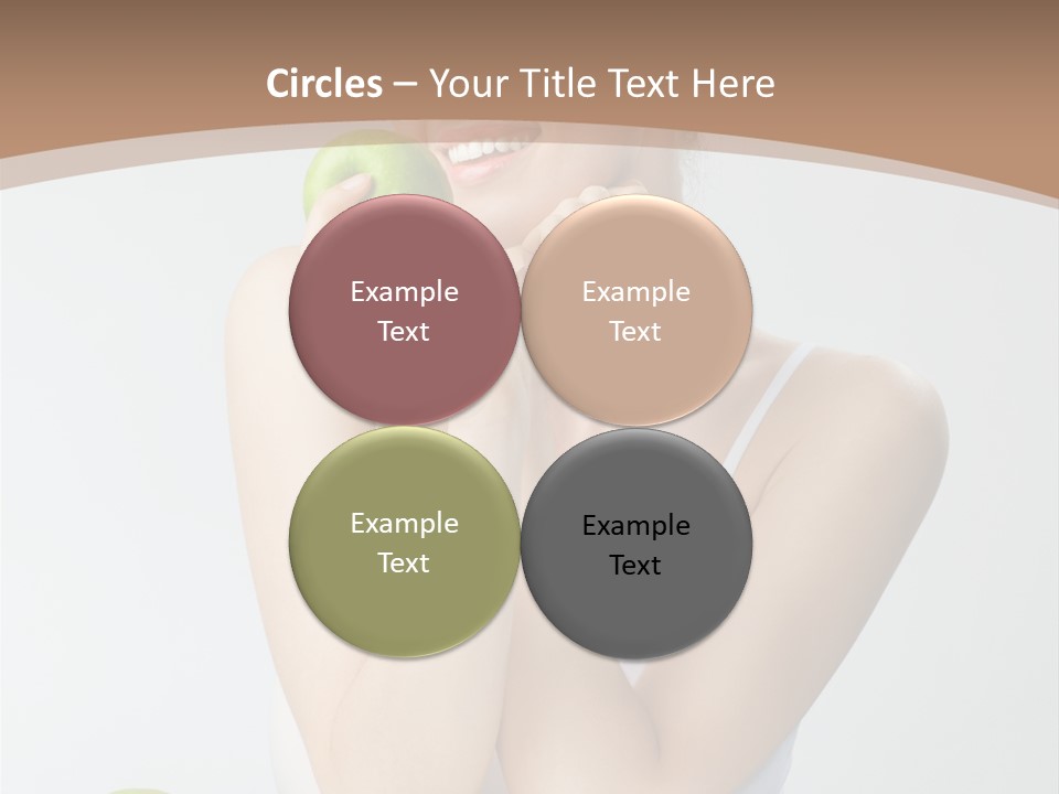 Apple Selective Vegetable PowerPoint Template