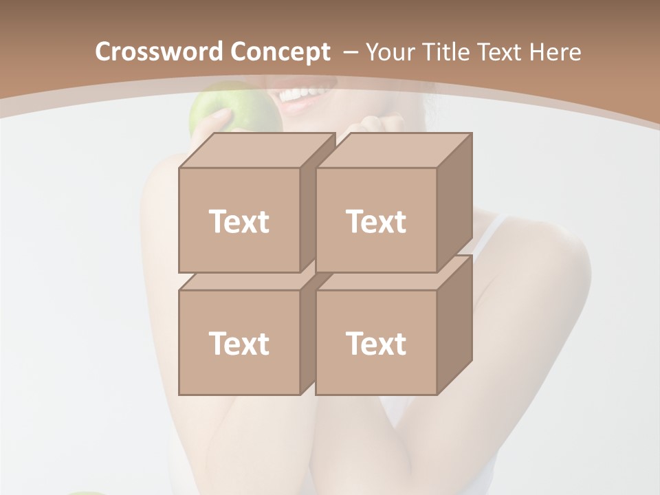 Apple Selective Vegetable PowerPoint Template