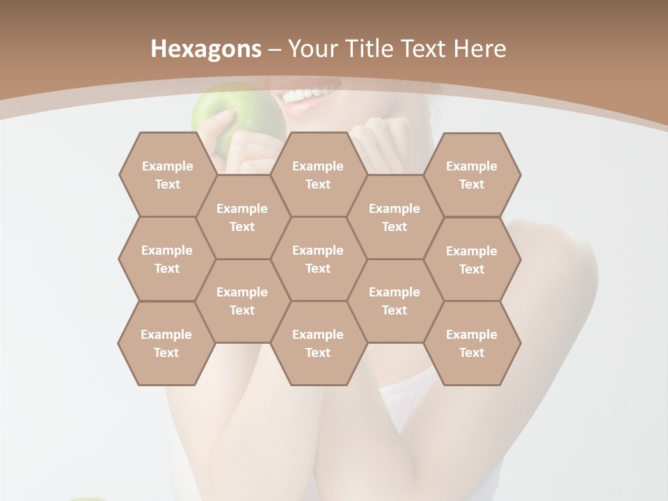 Apple Selective Vegetable PowerPoint Template