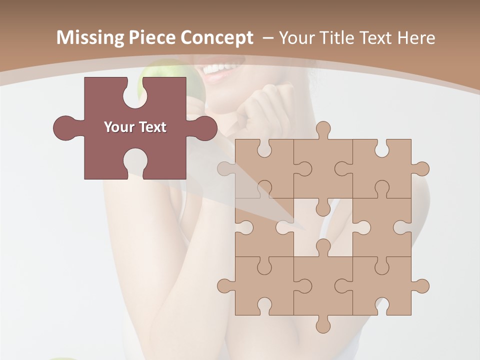 Apple Selective Vegetable PowerPoint Template