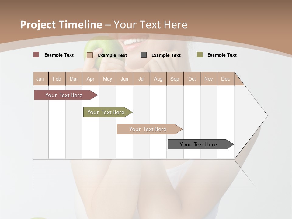 Apple Selective Vegetable PowerPoint Template
