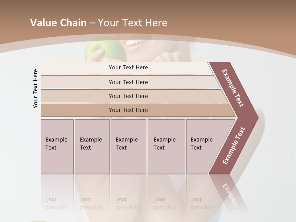 Apple Selective Vegetable PowerPoint Template