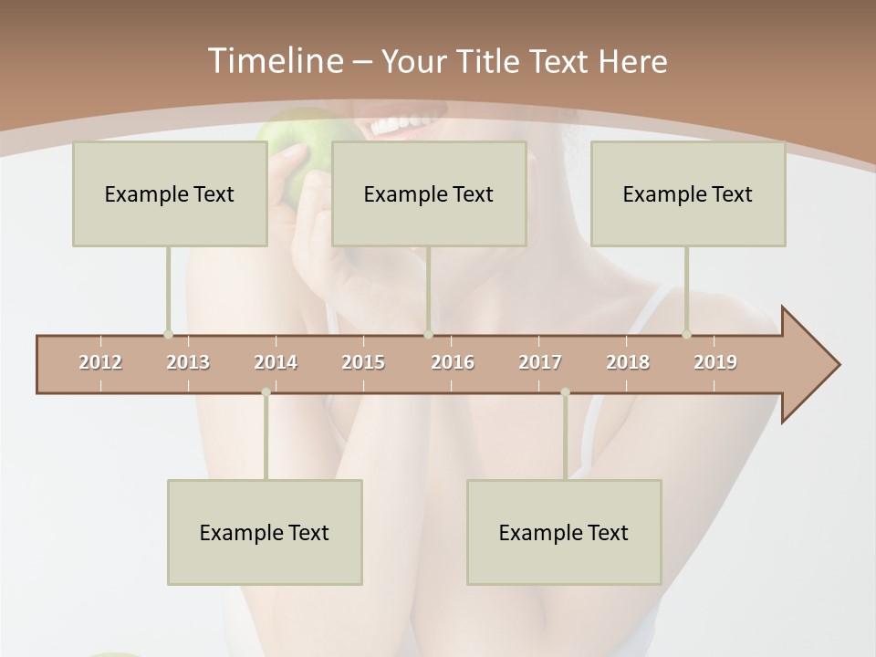 Apple Selective Vegetable PowerPoint Template