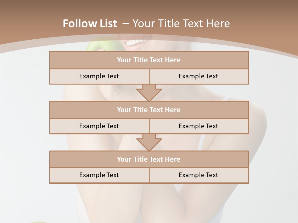 Apple Selective Vegetable PowerPoint Template