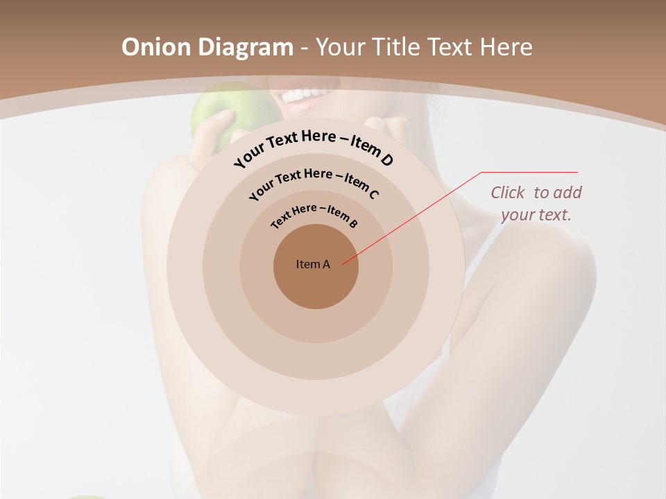 Apple Selective Vegetable PowerPoint Template