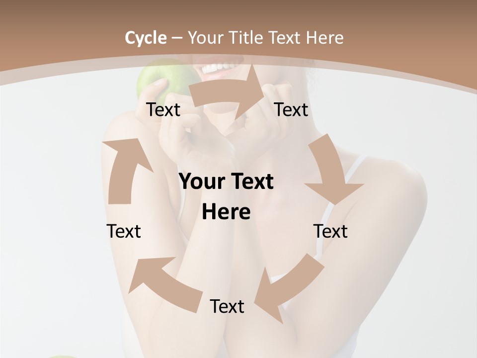 Apple Selective Vegetable PowerPoint Template