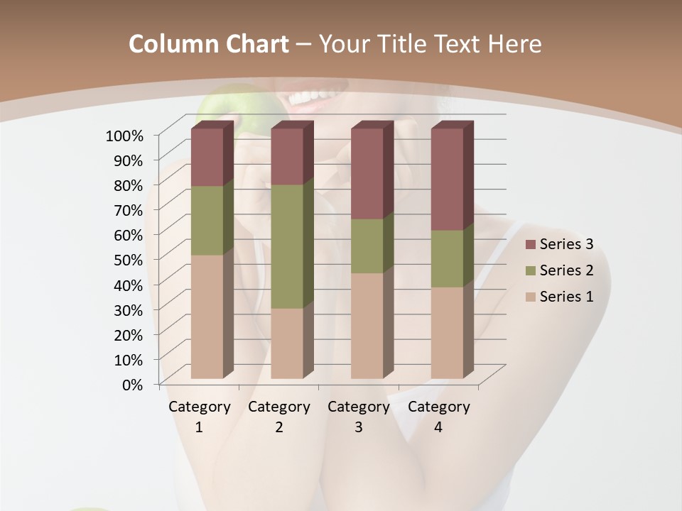 Apple Selective Vegetable PowerPoint Template