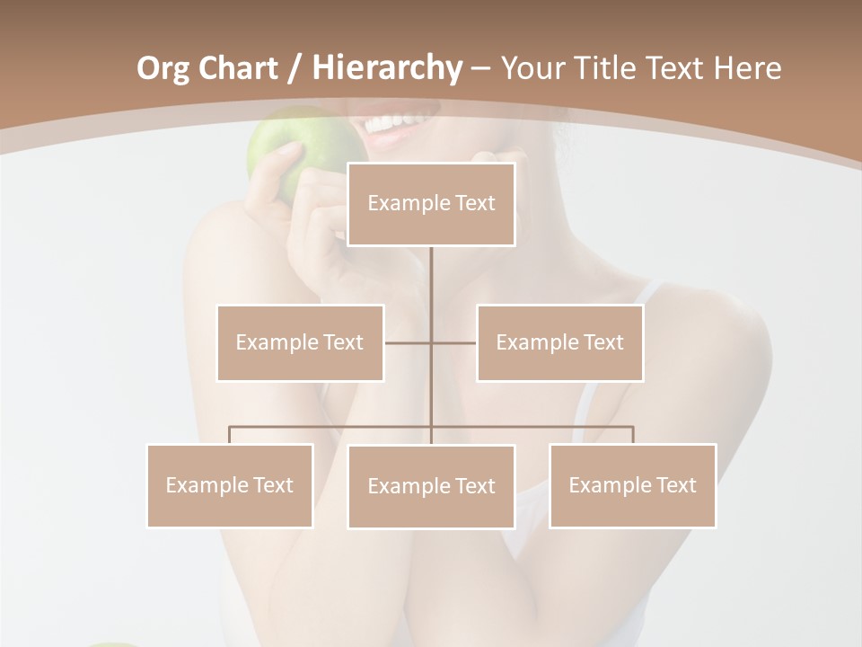 Apple Selective Vegetable PowerPoint Template