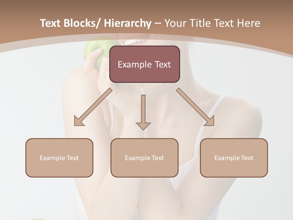 Apple Selective Vegetable PowerPoint Template