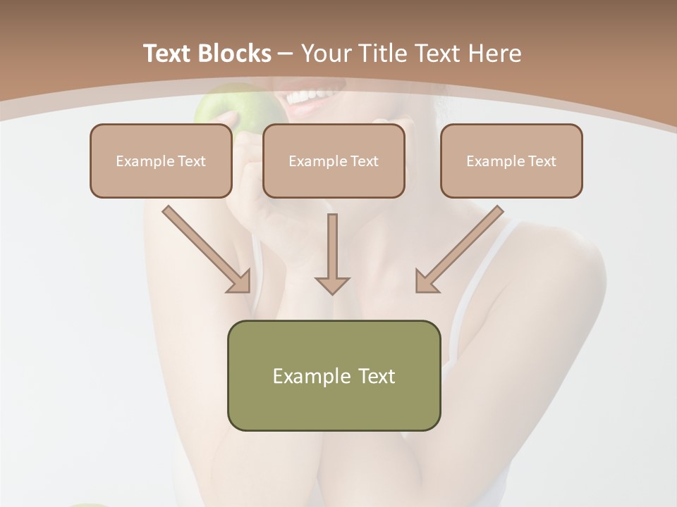 Apple Selective Vegetable PowerPoint Template