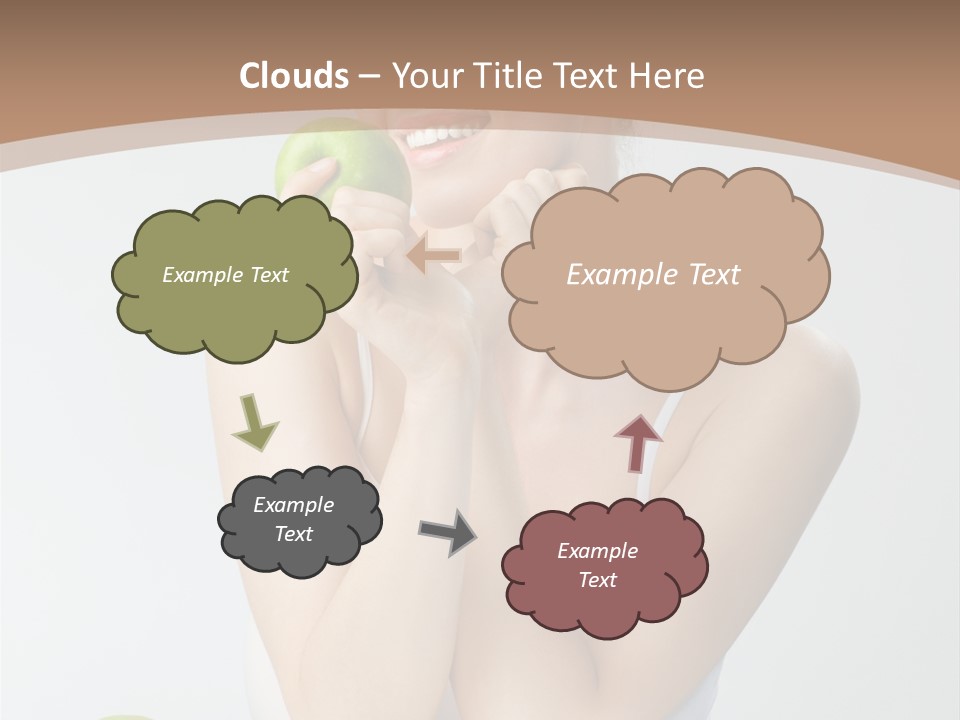 Apple Selective Vegetable PowerPoint Template