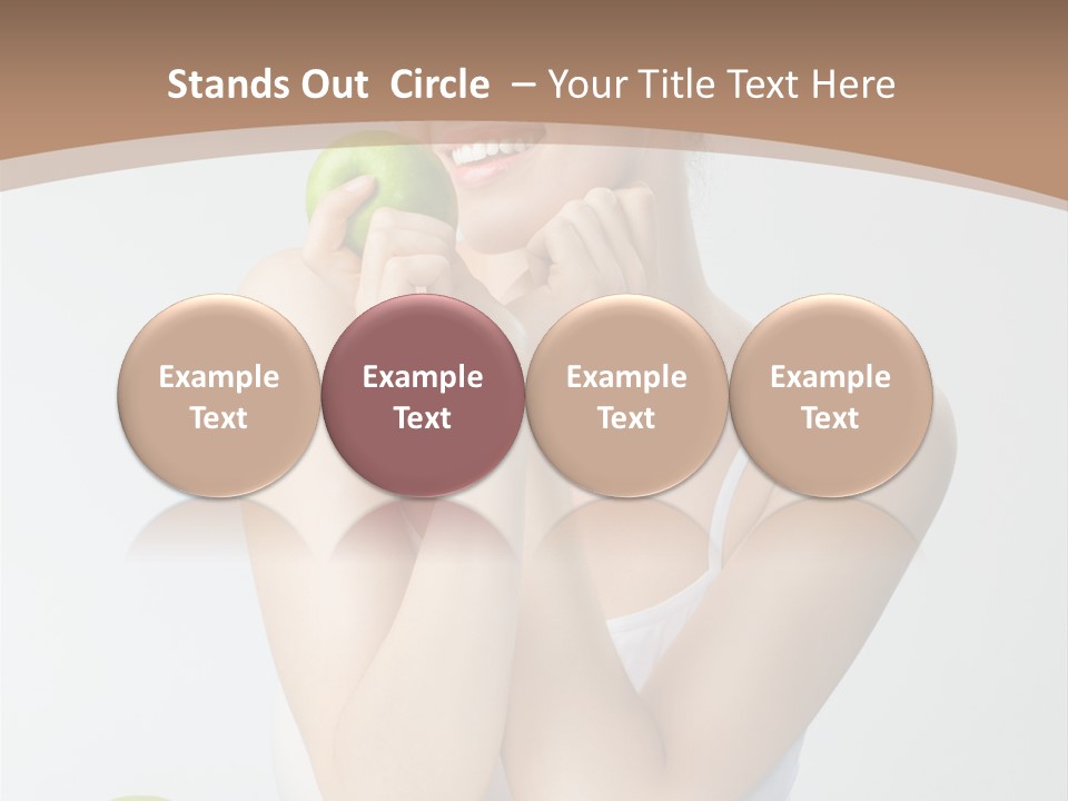 Apple Selective Vegetable PowerPoint Template