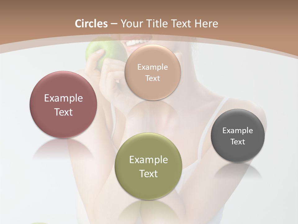 Apple Selective Vegetable PowerPoint Template