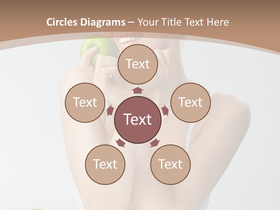 Apple Selective Vegetable PowerPoint Template