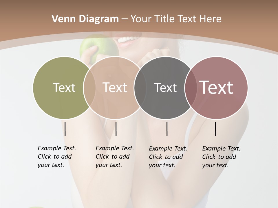 Apple Selective Vegetable PowerPoint Template
