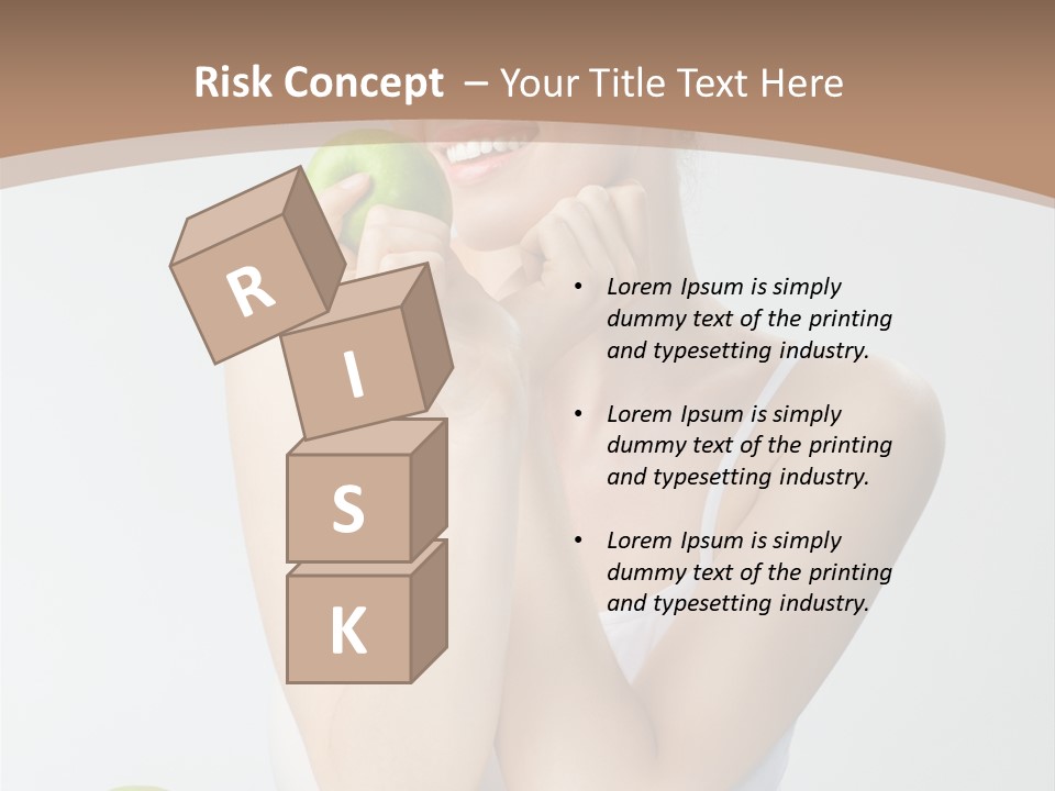 Apple Selective Vegetable PowerPoint Template