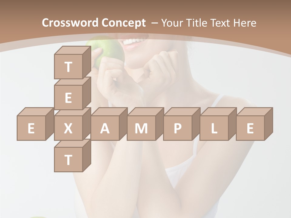 Apple Selective Vegetable PowerPoint Template