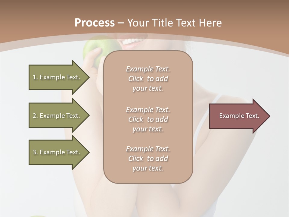 Apple Selective Vegetable PowerPoint Template
