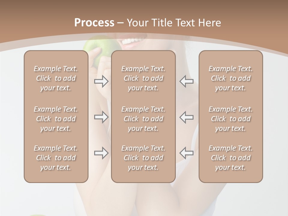 Apple Selective Vegetable PowerPoint Template