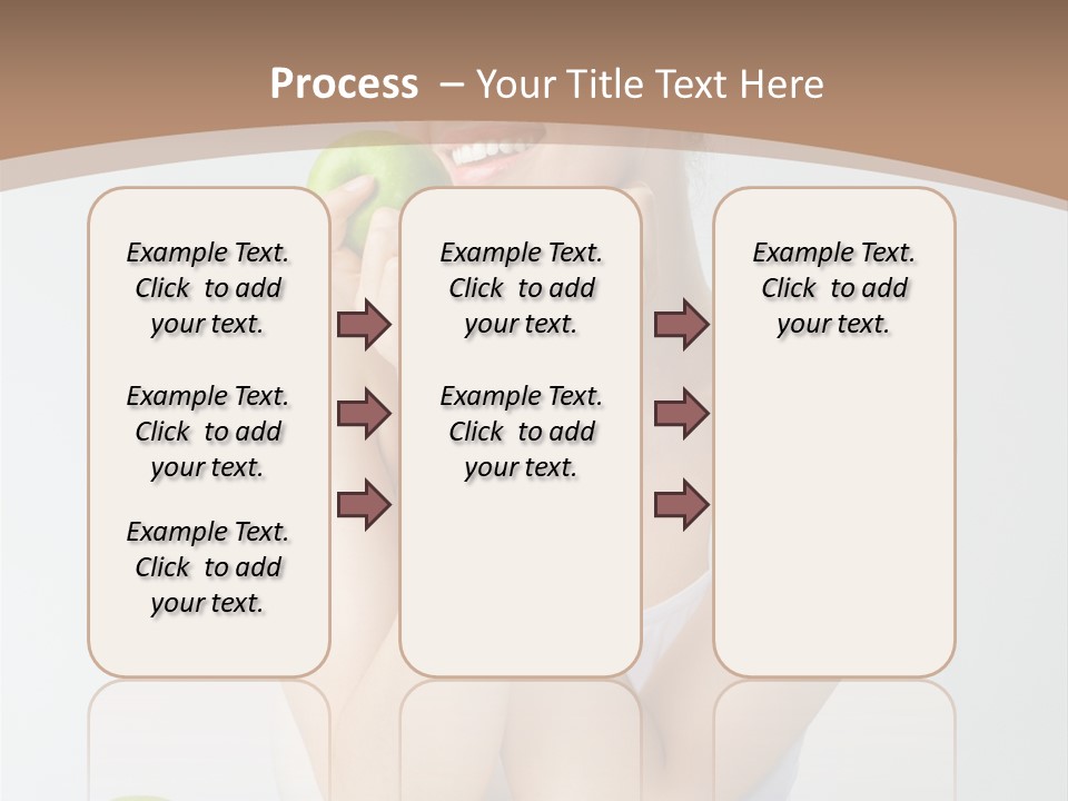 Apple Selective Vegetable PowerPoint Template