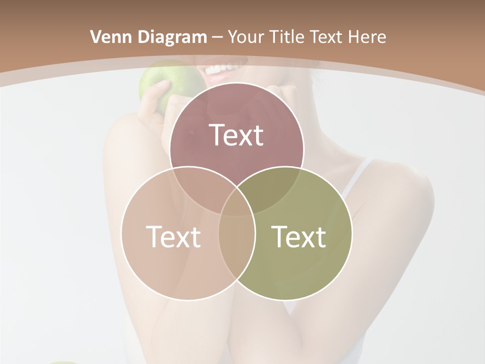 Apple Selective Vegetable PowerPoint Template