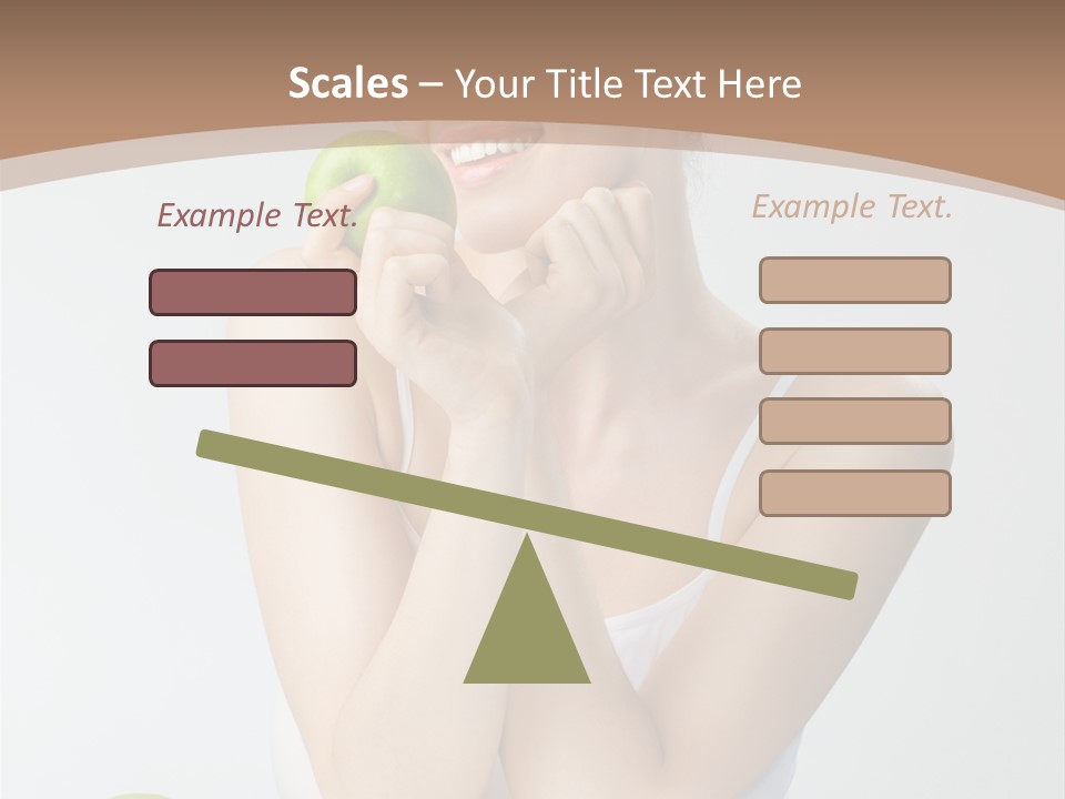 Apple Selective Vegetable PowerPoint Template