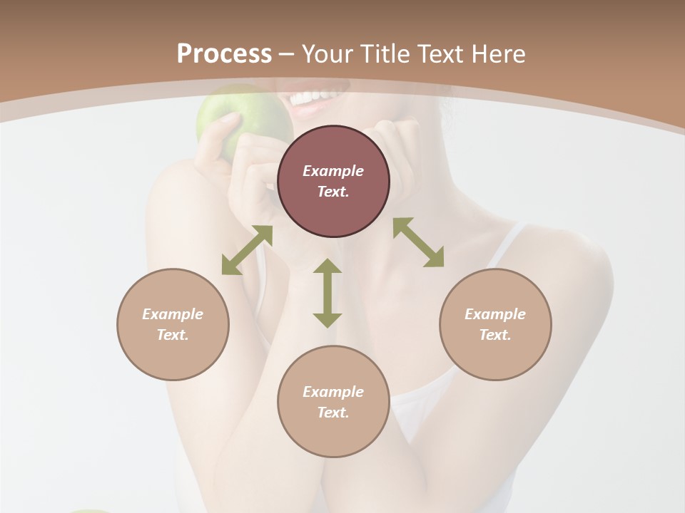 Apple Selective Vegetable PowerPoint Template