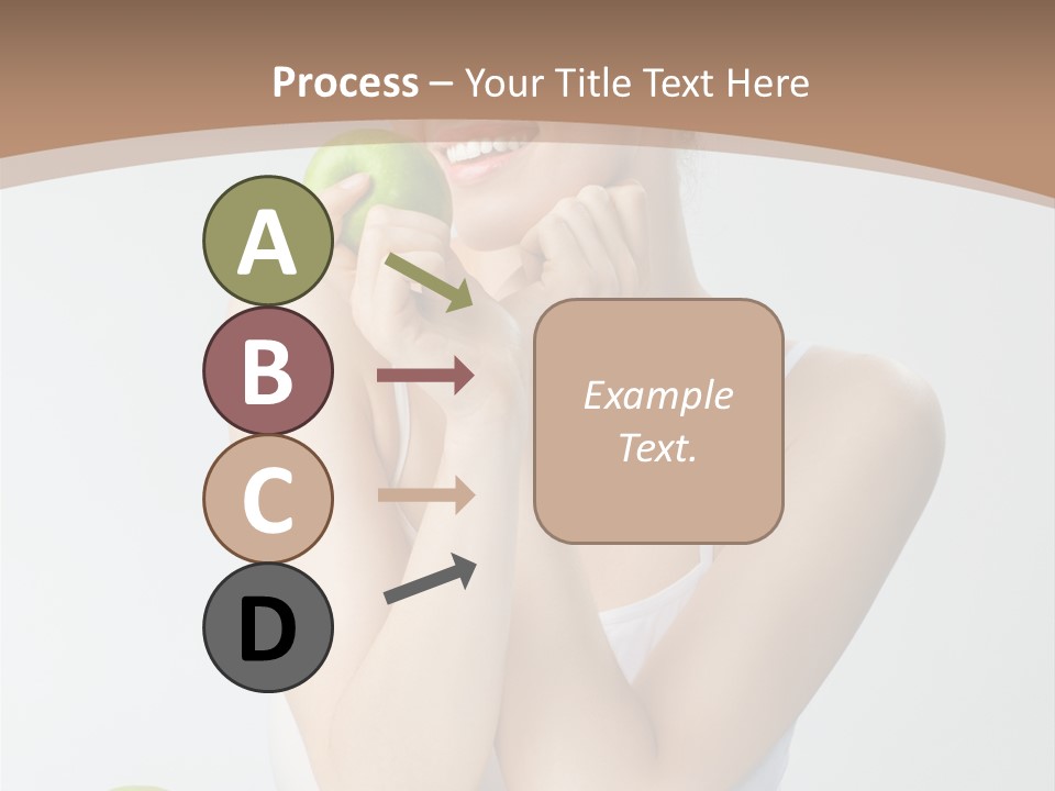 Apple Selective Vegetable PowerPoint Template