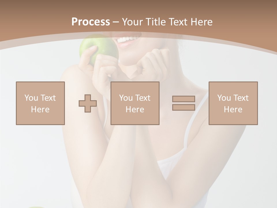 Apple Selective Vegetable PowerPoint Template