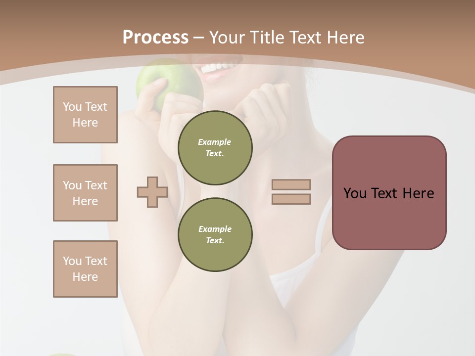 Apple Selective Vegetable PowerPoint Template
